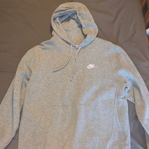 Large, Grey, Nike Hoodie